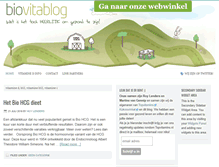 Tablet Screenshot of biovitablog.nl